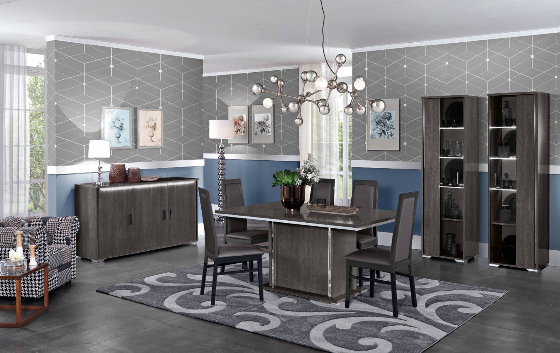 MCS laquered living room mod. Dover
